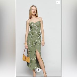 Reformation Kourtney Dress size 6. Color “Bonita” . Worn once